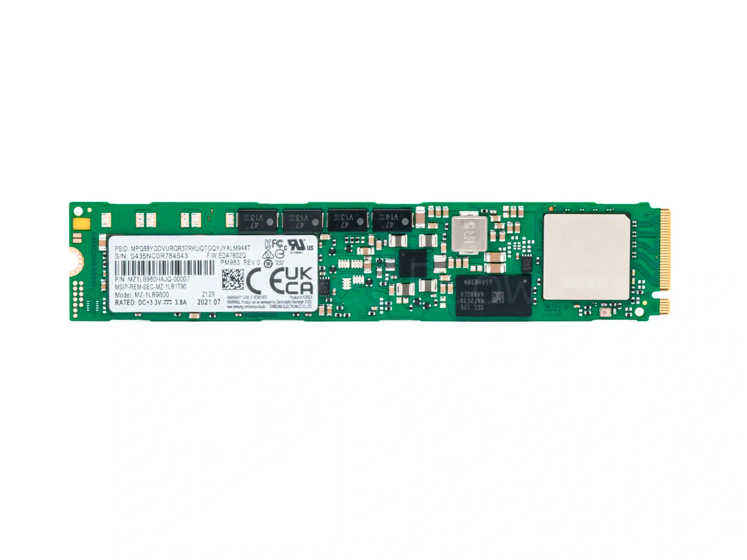 SSD-накопитель Samsung PM983 960GB M2 [MZ1LB960HAJQ]