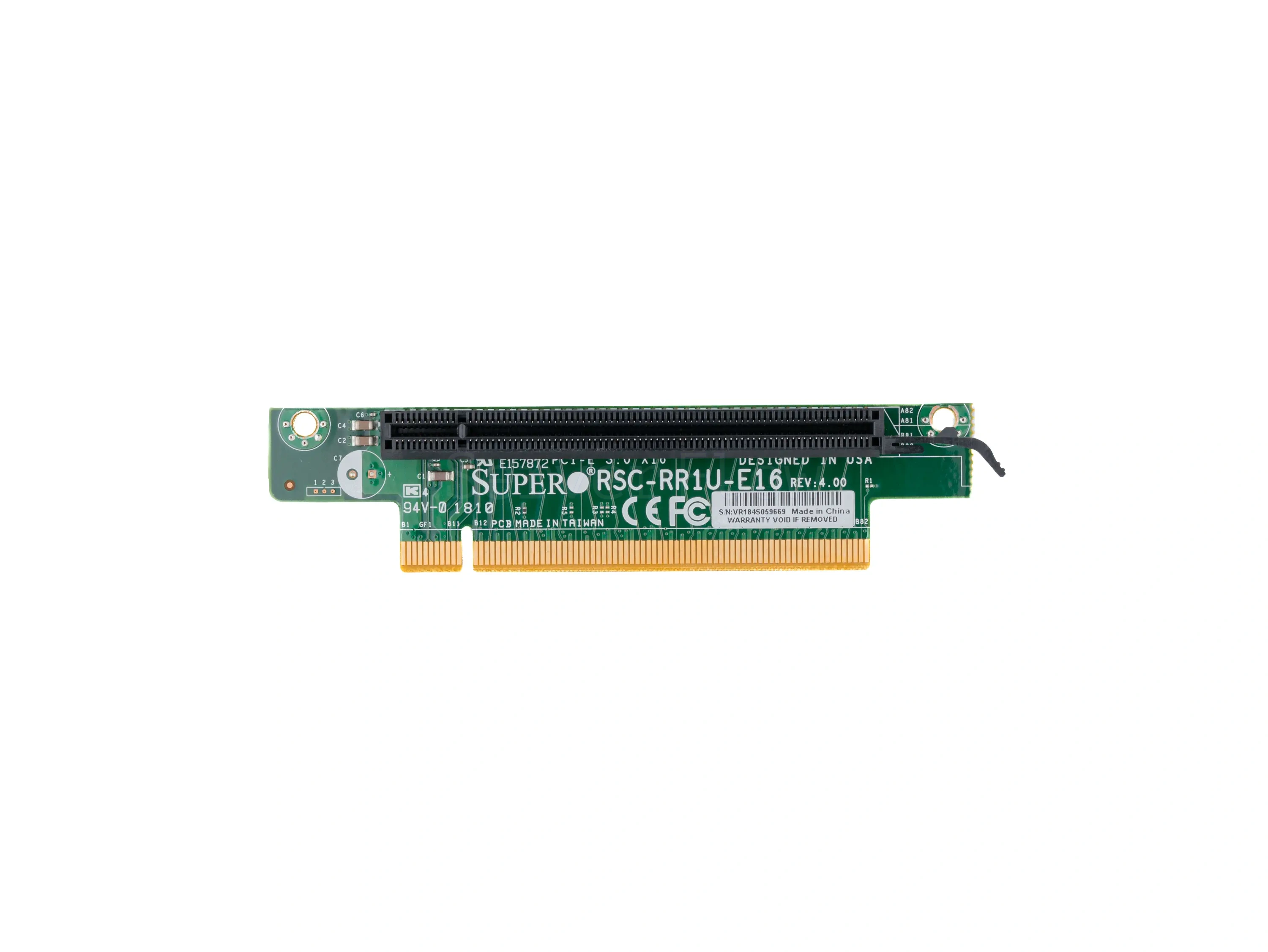 Райзер-карта Supermicro RSC-RR1U-E16 (1x PCI-e x16)