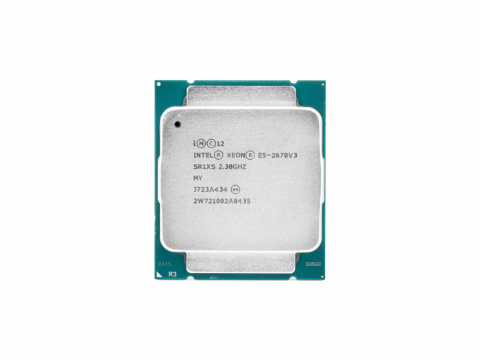 Процессор Intel Xeon E5 2670v3 (12с/24t, 2.3GHz-3.1Ghz,120W)