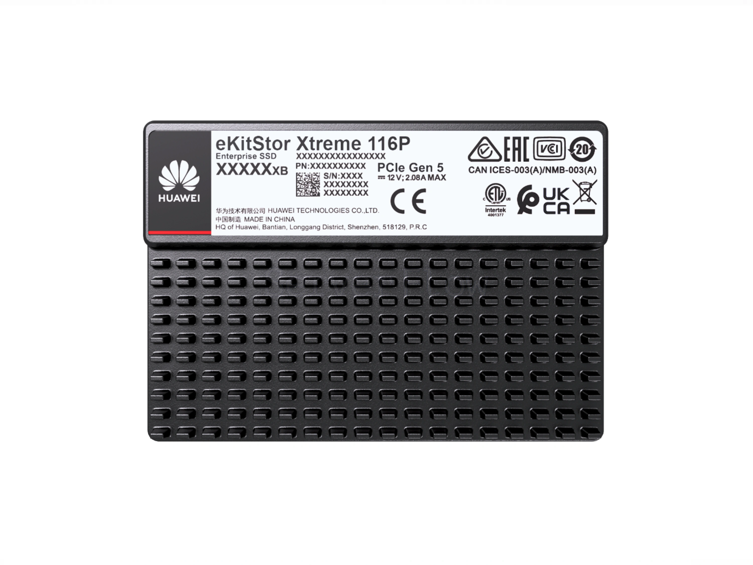 SSD-накопитель Huawei eKitStor Xtreme 116P 30.72TB 2.5" U.2 [HSSD-E1230TP5A9N]