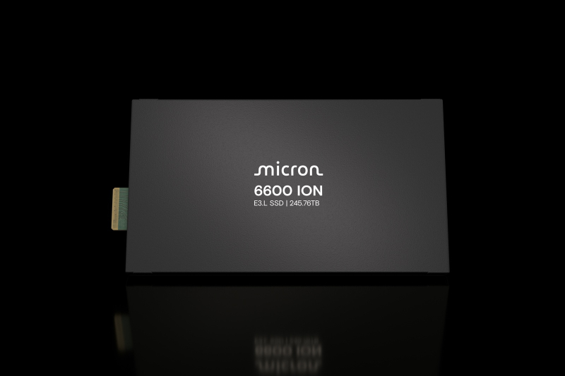 Micron начала поставки 6600 ION: самый емкий SSD с 245 ТБ памяти на базе QLC и 276-слойной NAND