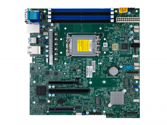 Материнская плата Supermicro X13SCH-F (Micro-ATX, LGA1700, 4 DIMM)
