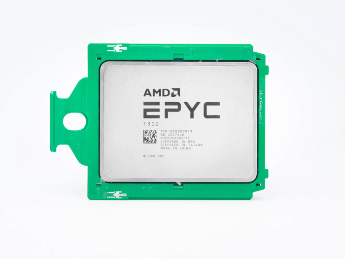 Процессор AMD EPYC 7302 (16c/32t, 3.0GHz-3.3GHz, 155W)