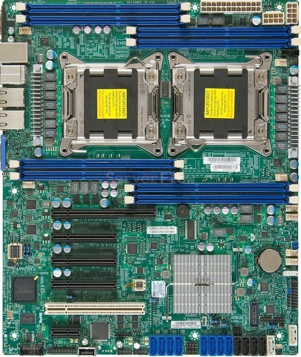 Материнская плата Supermicro X9DRL-3F(ATX, 2х E5 V1/V2, 8DIMM, 4x PCI-E x8, 2x 1GBe RJ45, 6x SATA, 8x SAS от C606, IPMI 2.0, C606)