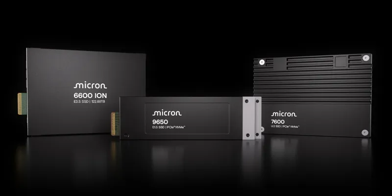 Micron представила SSD 6600 ION, 7600 и 9650 с форм-факторами U.2, E1.S и E3.S для дата-центров