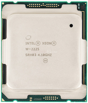 Процессор Intel Xeon W-2225 (4c/8t, 4.1GHz-4.6GHz, 105W)