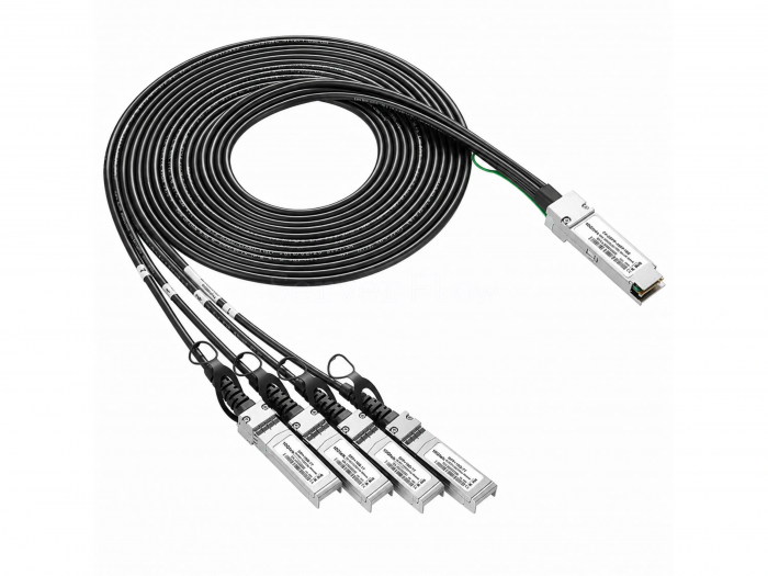 DAC Breakout кабель 10Gtek QSFP+ - 4x SFP+ 7м [CAB-Q10/4S-A7M]