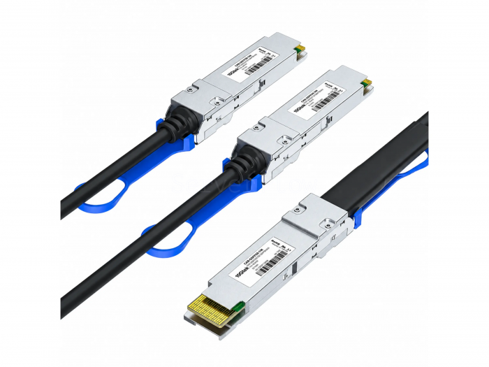 DAC Breakout кабель 10Gtek OSFP 400G - 2x QSFP56 2м [O2Q-8X50-P2M]