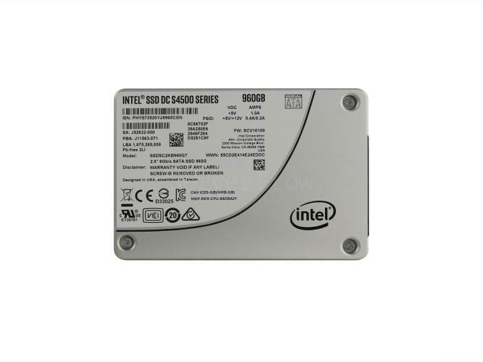 SSD-накопитель Intel DC S4500 960GB 2.5" SATA 6Gb/s [SSDSC2KB960G701]