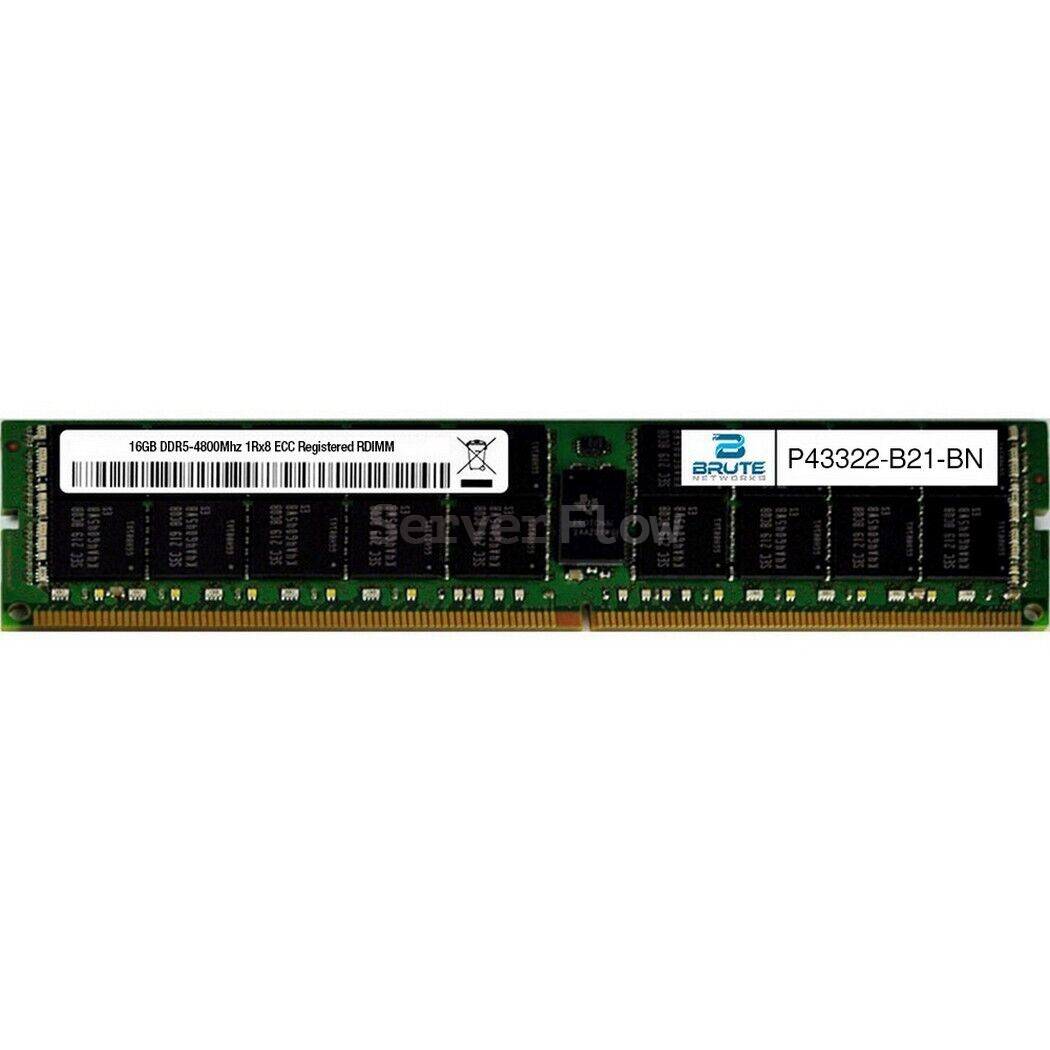 Оперативная память HPE 16GB DDR5 ECC REG 4800Mhz 1x8