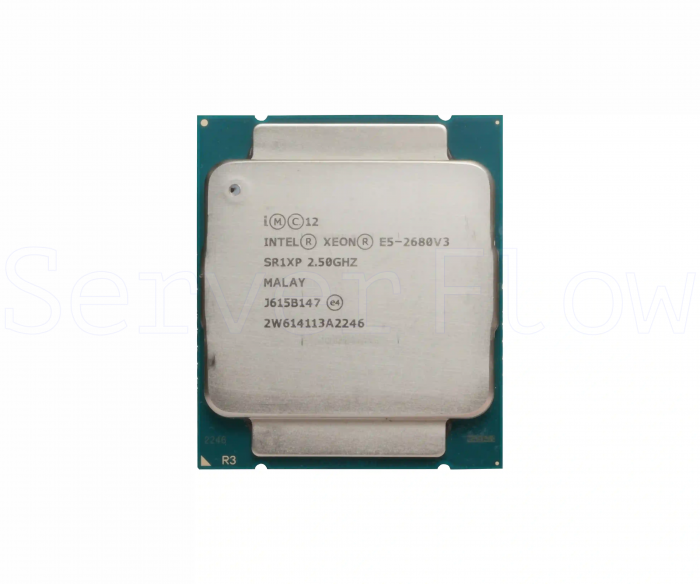 Процессор Intel Xeon E5 2680v3 (12c/24t, 2.3GHz-3.5GHz, 120W)