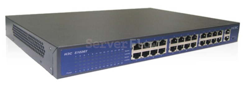 H3C S1026T-24 (L2, 24х RJ45 1Gbe Poe + 2х 10Gbe)