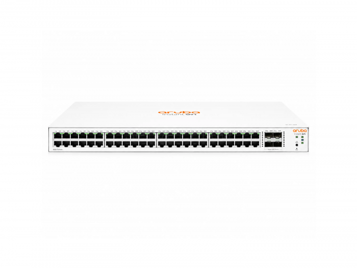 Коммутатор HPE Networking Instant On 1830 48G 4SFP (48x RJ-45 1 Гбитс, 4x SFP 1 Гбитс) [JL814A]