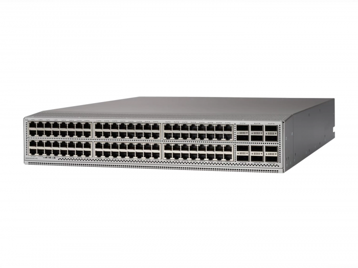 Коммутатор Cisco Nexus N9K-C93216TC-FX2 (96x RJ45 0.1/1/10 Гбит/с, 12x QSFP28 100 Гбит/с) - PE