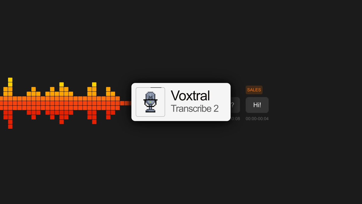 Mistral AI представила Voxtral Transcribe 2: новое семейство моделей преобразования речи в текст