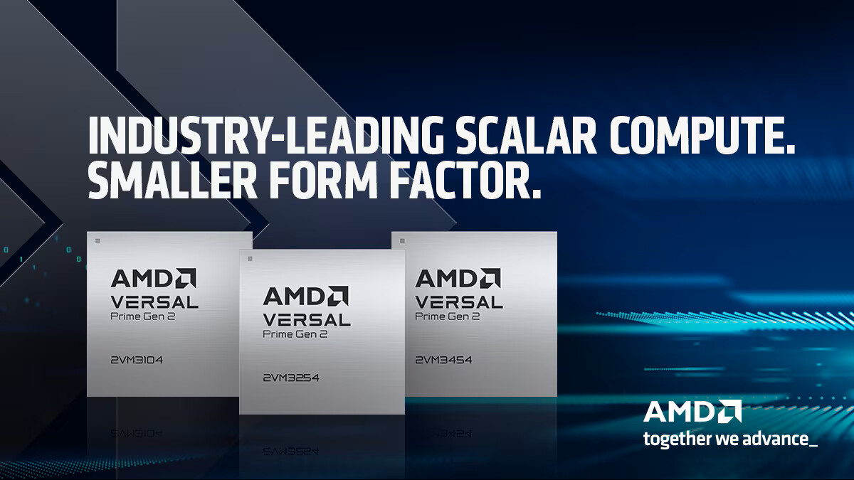 AMD расширила линейку Versal Prime Gen 2: три новых SoC-чипа с мощной FPGA-логикой для периферии и IoT