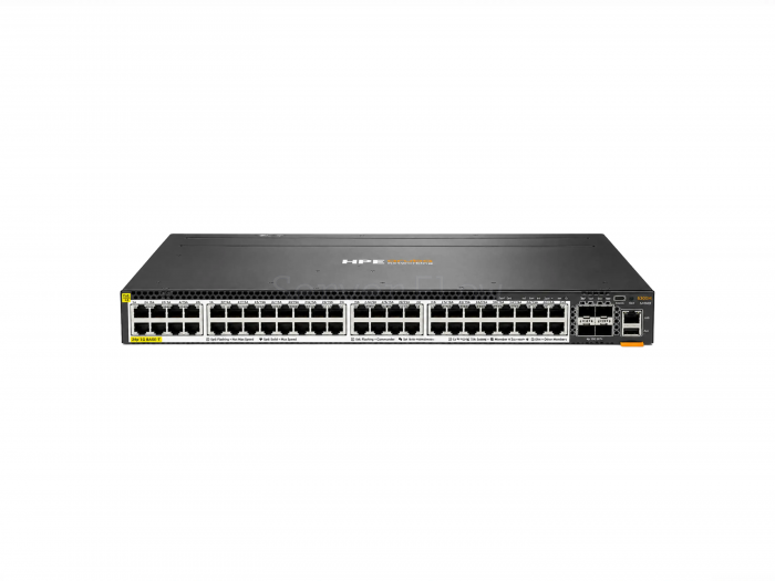 Коммутатор HPE Aruba CX 6300M 48SR5 Class6 PoE 4SFP56 (48x RJ-45 5 Гбит/с, 4x SFP56 50 Гбит/с) [JL659A]