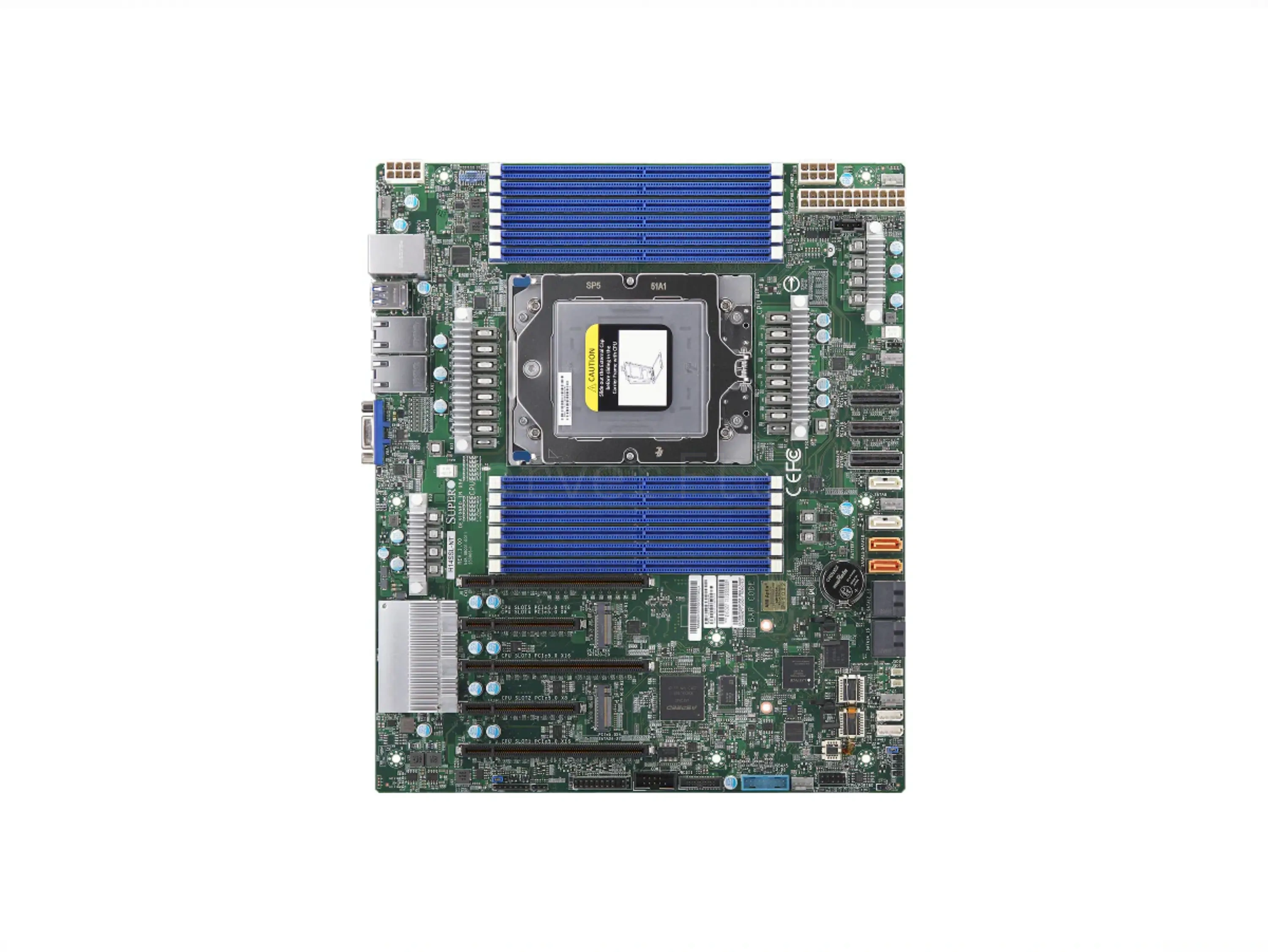 Материнская плата Supermicro H14SSL-NT (ATX, SP5, 12 DIMM) [MBD-H14SSL-NT-B]