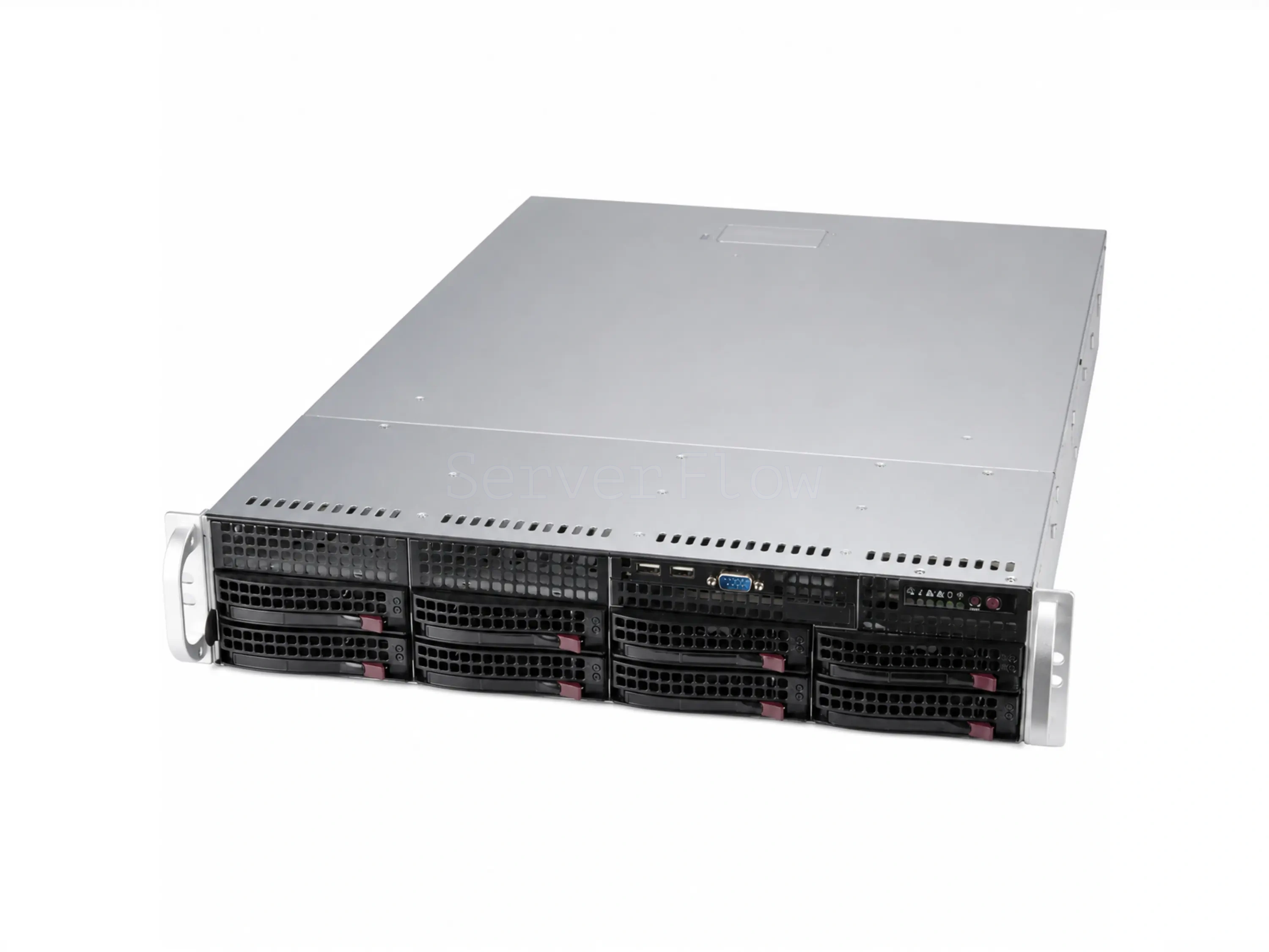 Серверный корпус Supermicro CSE-825 2U 8LFF (SAS/SATA 6GB, 2x БП 740W) [CSE-825TQ-R740LPB]