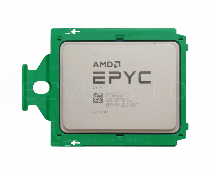 Процессор AMD EPYC 7F72 (24c/48t, 3.2GHz-3.7GHz, 240W)