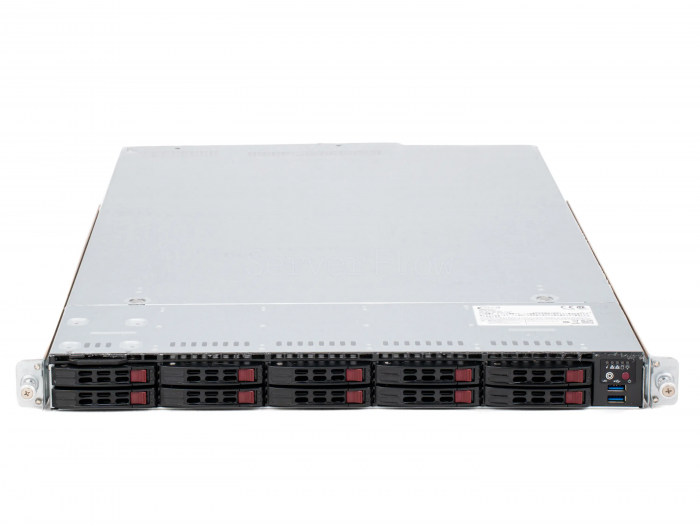 Серверная платформа Supermicro AS-1024US-TRT 1U 10SFF OEM (2x U.2, 2x 1000W, 2x SP3)