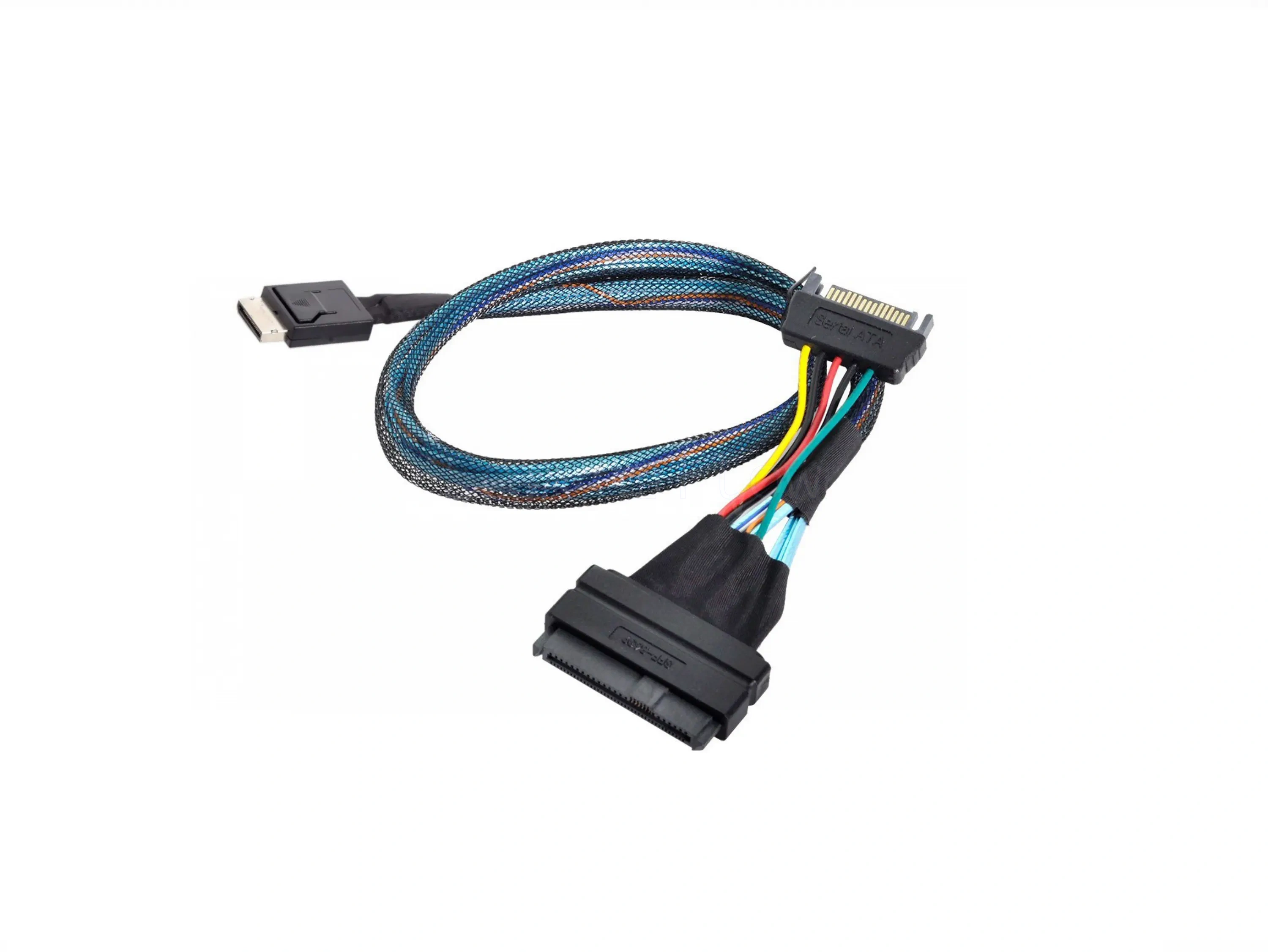 Кабель SFF8611 (Oculink) - U2 (SFF8639) (NVMe) 1м