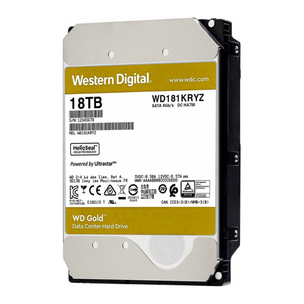 HDD-накопитель Western Digital Gold 18TB