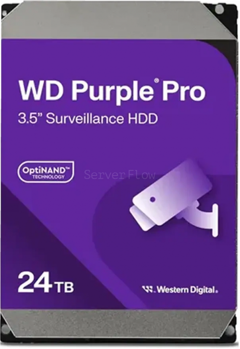 Жесткий диск WD Purple Pro 24TB 3.5" SATA 6GB/s [WD241PURP]