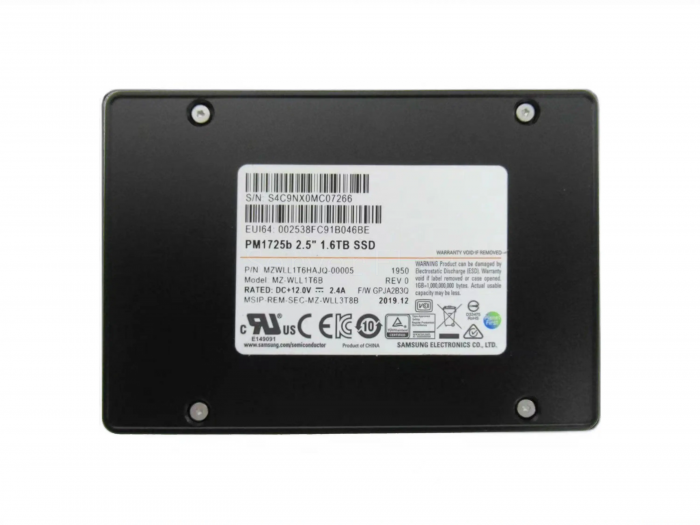 SSD-накопитель Samsung PM1725b 1.6TB 2.5" U.2 [MZWLL1T6HAJQ-00005]