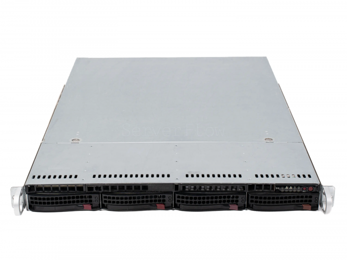 Серверный корпус Supermicro CSE-815 (1U, 4LFF, 1x БП 600W) [SC815TQ-600WB]