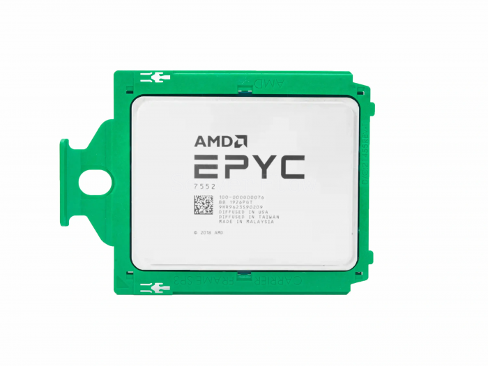 Процессор AMD EPYC 7552 (48c/96t, 2.2GHz-3.3GHz, 200W)