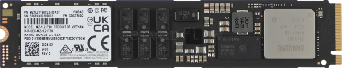 SSD-накопитель Samsung PM9A3 1.92TB M2 [MZ1L21T9HCLS-00A07]