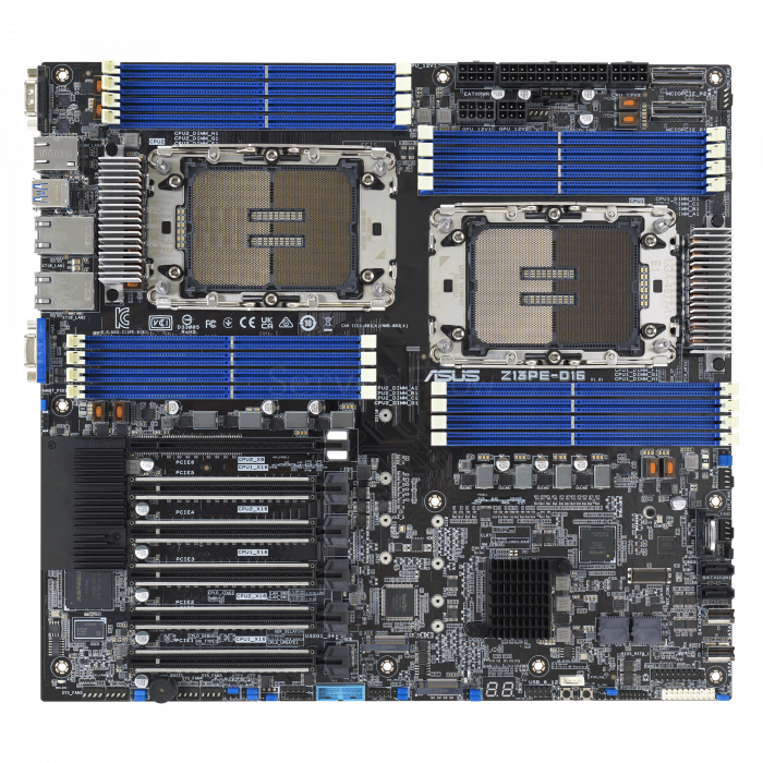 Материнская плата ASUS Z13PE-D16 (E-ATX, 2x LGA4677, 16 DIMM)