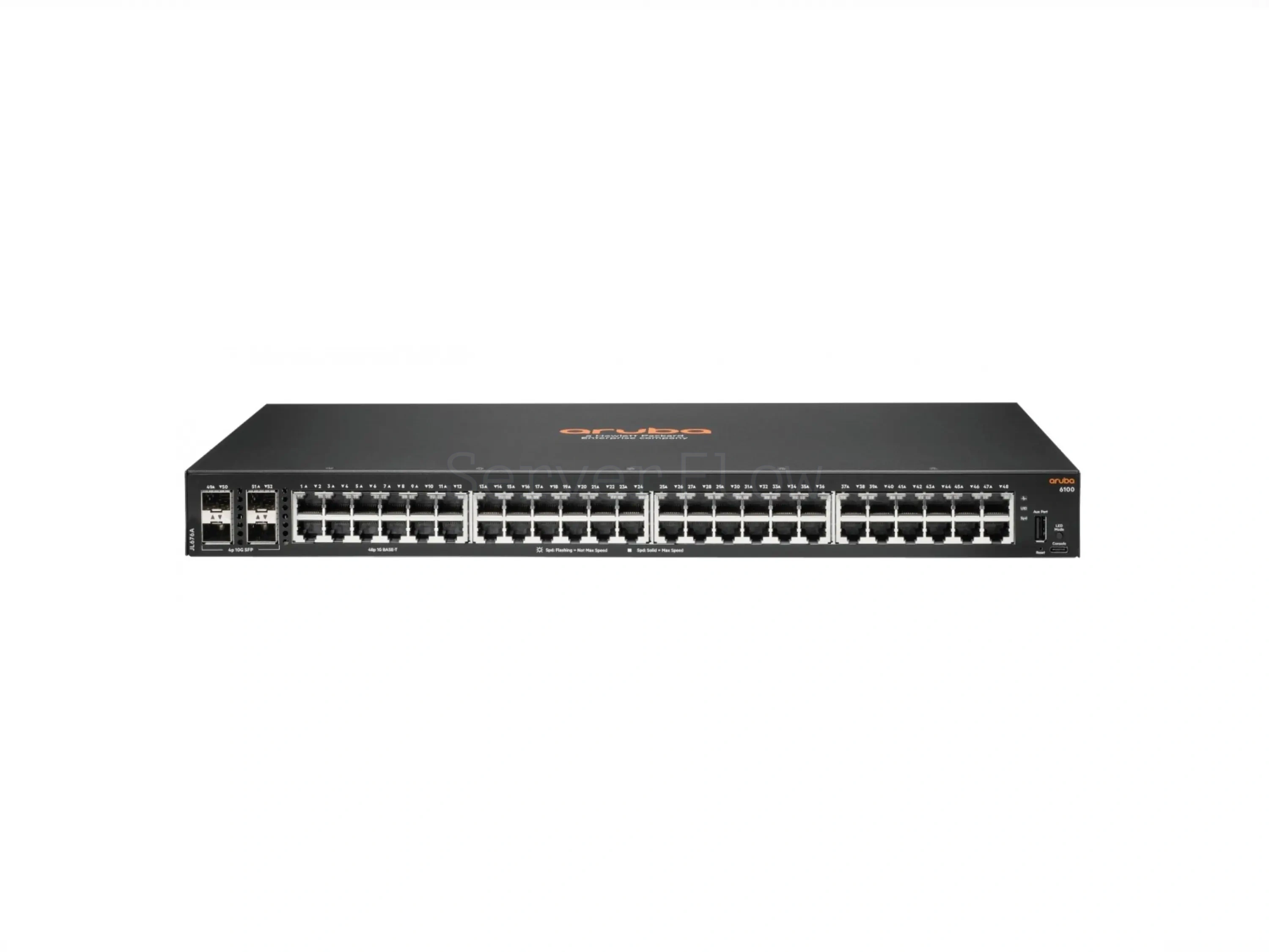Коммутатор HPE Aruba CX 6100 48G 4SFP+ (48x RJ-45 1 Гбит/с, 4x SFP+ 10 Гбит/с) [JL676A]