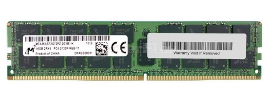 Оперативная память 16GB DDR4 ECC REG Micron 2133Mhz 2Rx4(MTA36ASF2G72PZ-2G1A2II)