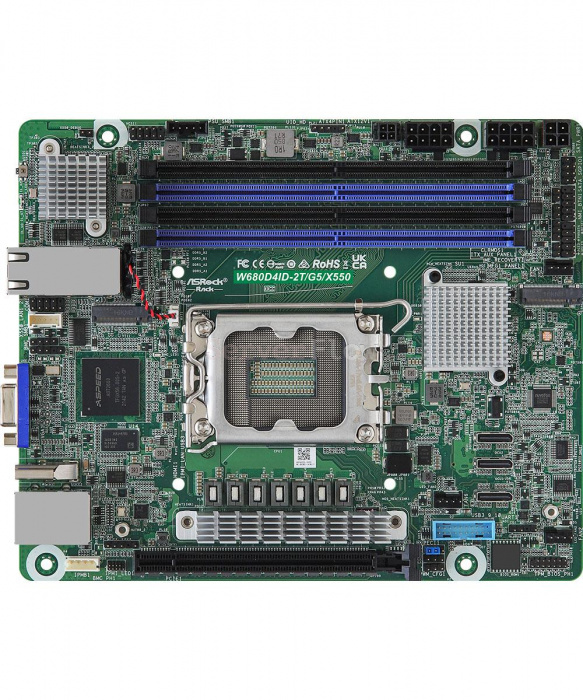 Материнская плата ASRock W680D4ID-2T/G5/X550