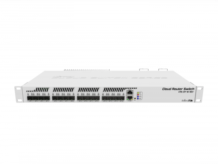 Коммутатор MikroTik CRS317-1G-16S+RM (1x RJ45 1 Гбит/с, 16x SFP+ 10 Гбит/с)