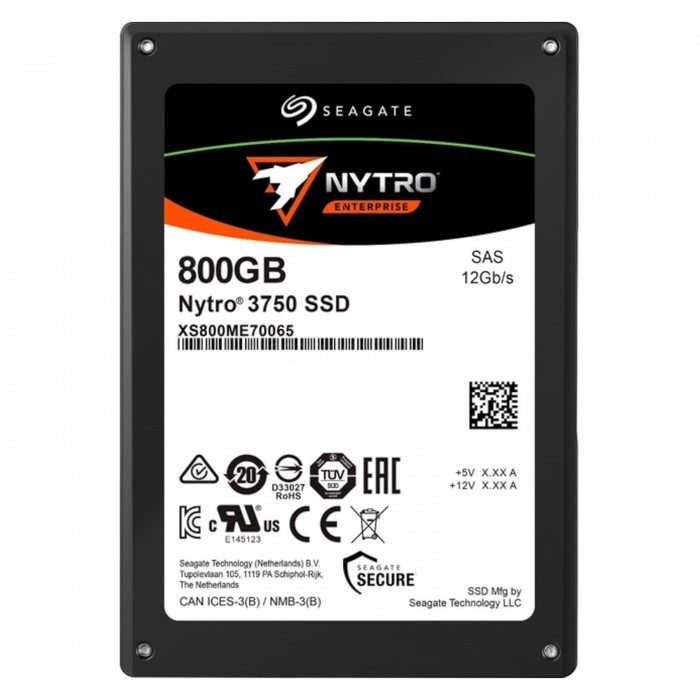 SSD-накопитель Seagate Nytro 3750 SED FIPS/CC SAS 12G 800GB [XS800ME70065]