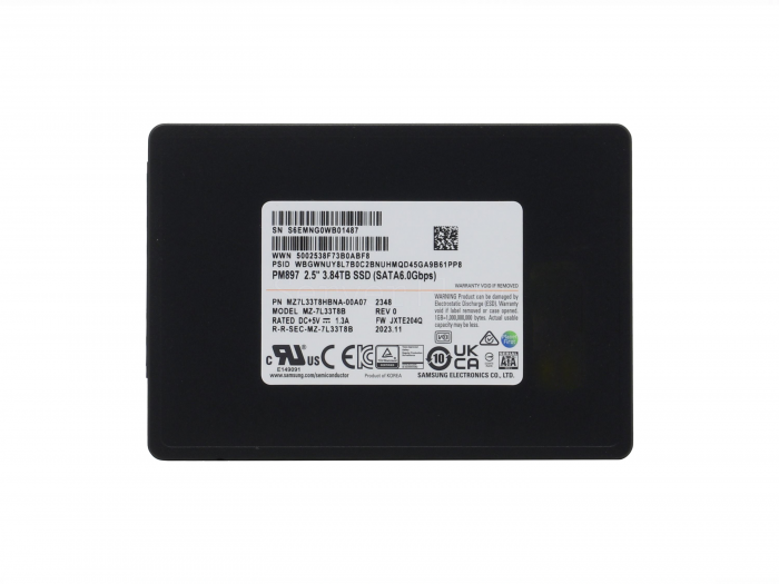 SSD-накопитель Samsung PM897 3.84TB 2.5" SATA 6Gb/s [MZ7L33T8HBNA-00B7C]