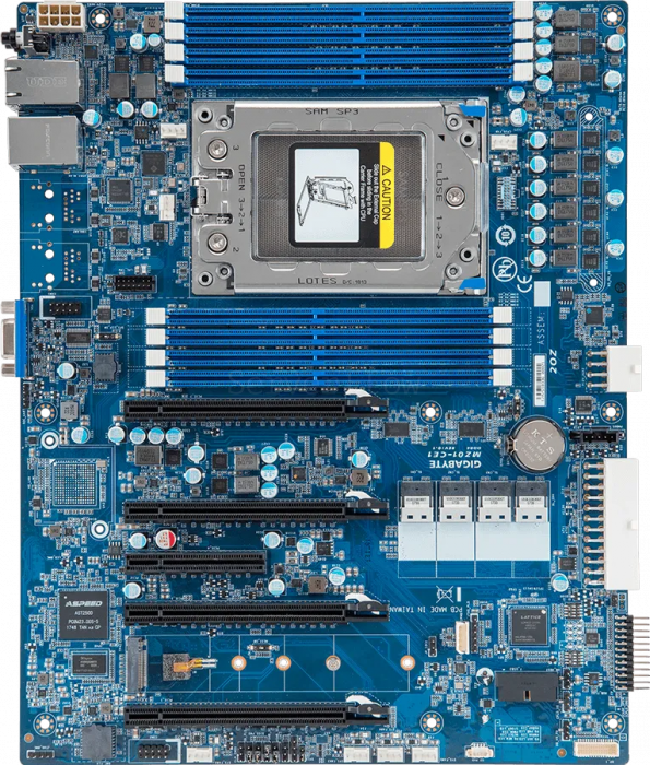 Материнская плата Gigabyte MZ01-CE1 Rev 3.x (ATX, SP3, 8 DIMM)