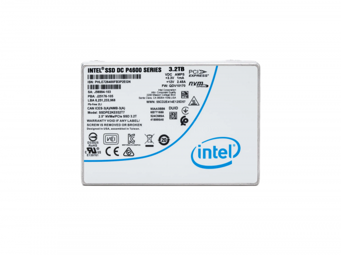 SSD-накопитель Intel DC-P4600 3.2TB 2.5" [SSDPE2KE032T701]