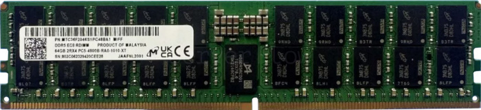 Оперативная память 64GB DDR5 ECC REG Micron 4800Mhz 2Rx4 [MTC36F2046S1PC48BA1]