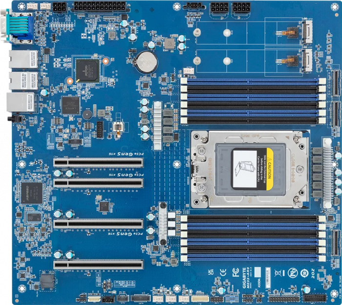 Материнская плата Gigabyte ME33-AR0 Rev 1.0 (E-ATX, SP6, 12 DIMM)
