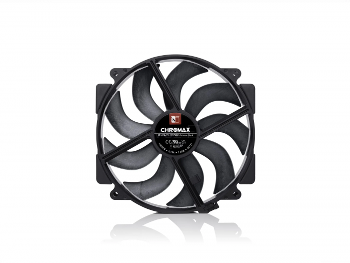 Корпусный вентилятор Noctua NF-A14x25r G2 PWM chromax.black 140mm