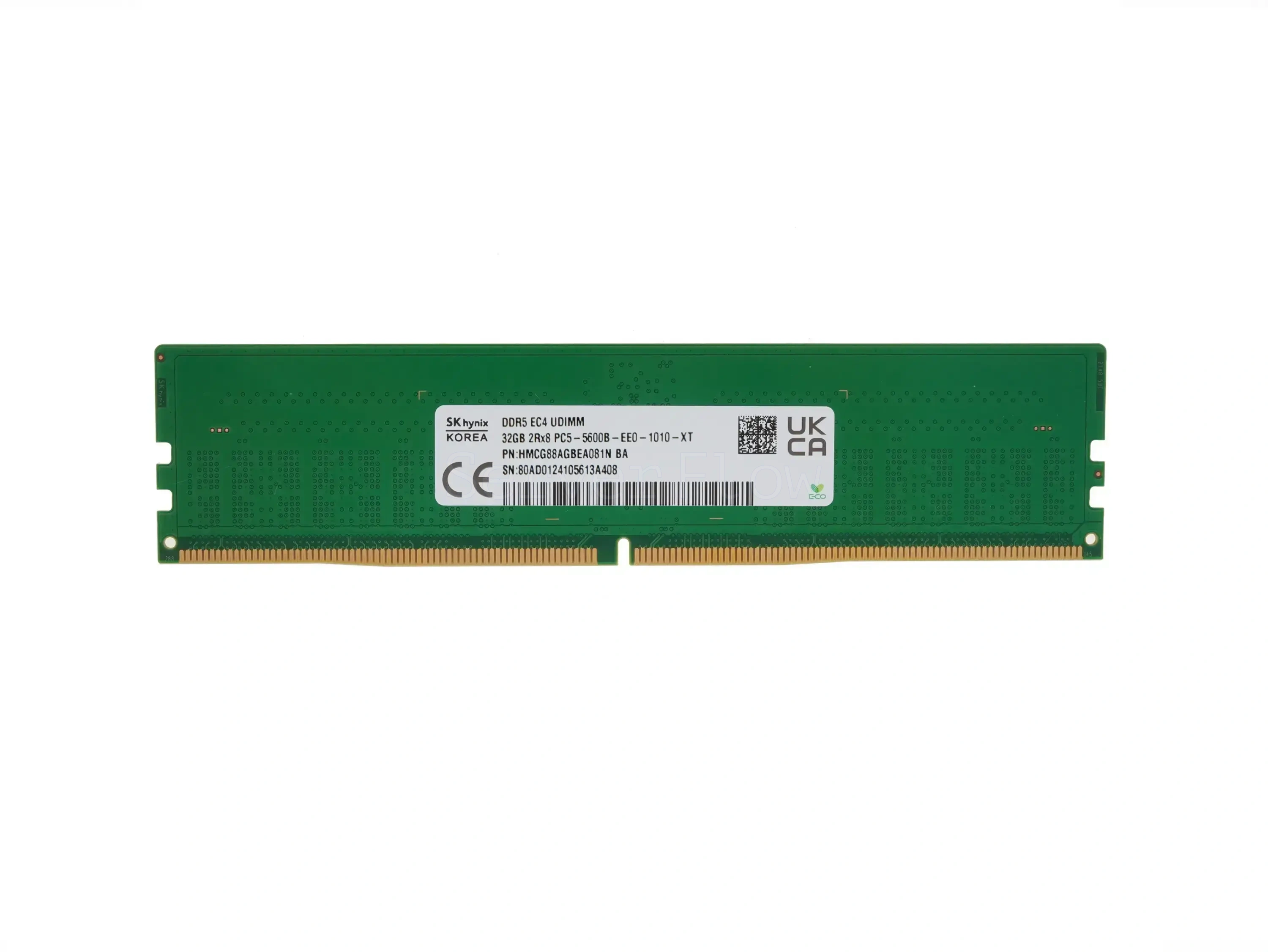 Оперативная память 32GB DDR5 ECC UDIMM SK Hynix 5600Mhz 2Rx8 [HMCG88AGBEA]