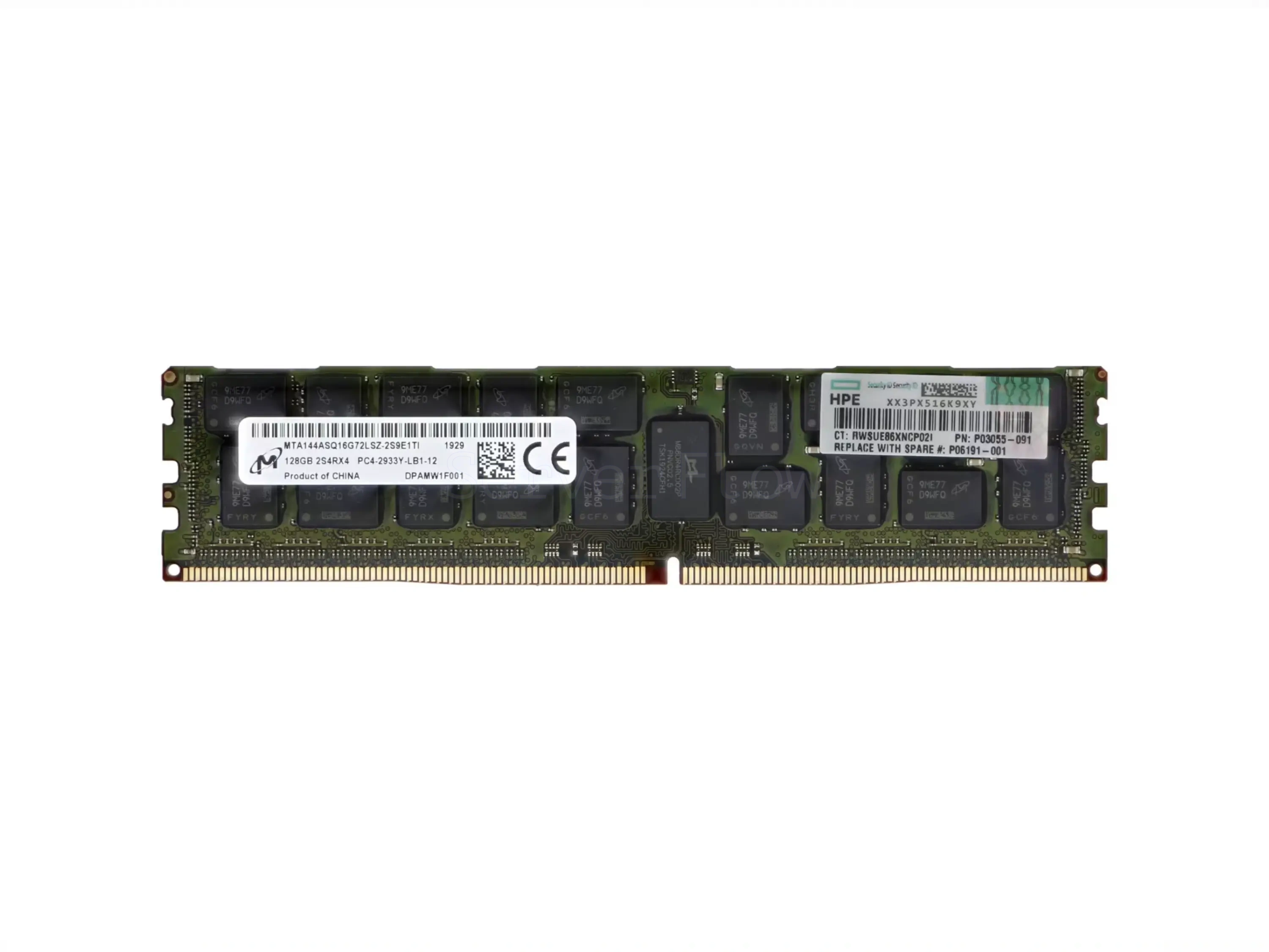 Оперативная память 128GB DDR4 ECC REG LRDIMM Micron 2933Mhz 2S4Rx4 [MTA144ASQ16G72LSZ-2S9]
