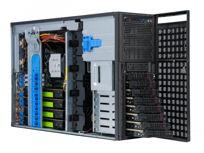 Supermicro 747BTQ-R2K04B (4× Tesla P100 16GB, 2× Xeon E5 2697v4, RAM 256GB) Supermicro 747BTQ-R2K04B (4× Tesla P100 16GB, 2× Xeon E5 2697v4, RAM 256GB)