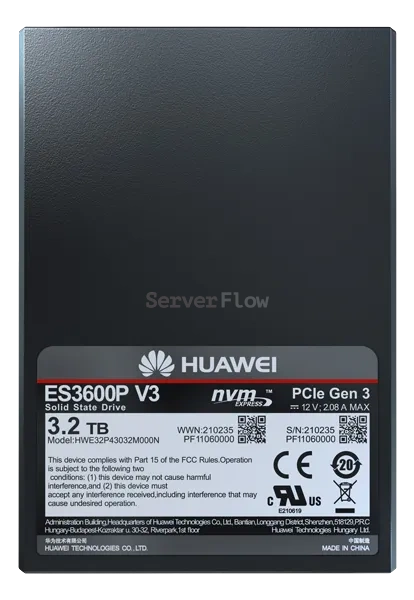 SSD NVME Huawei ES3500P V5 4TB PCle Gen 3