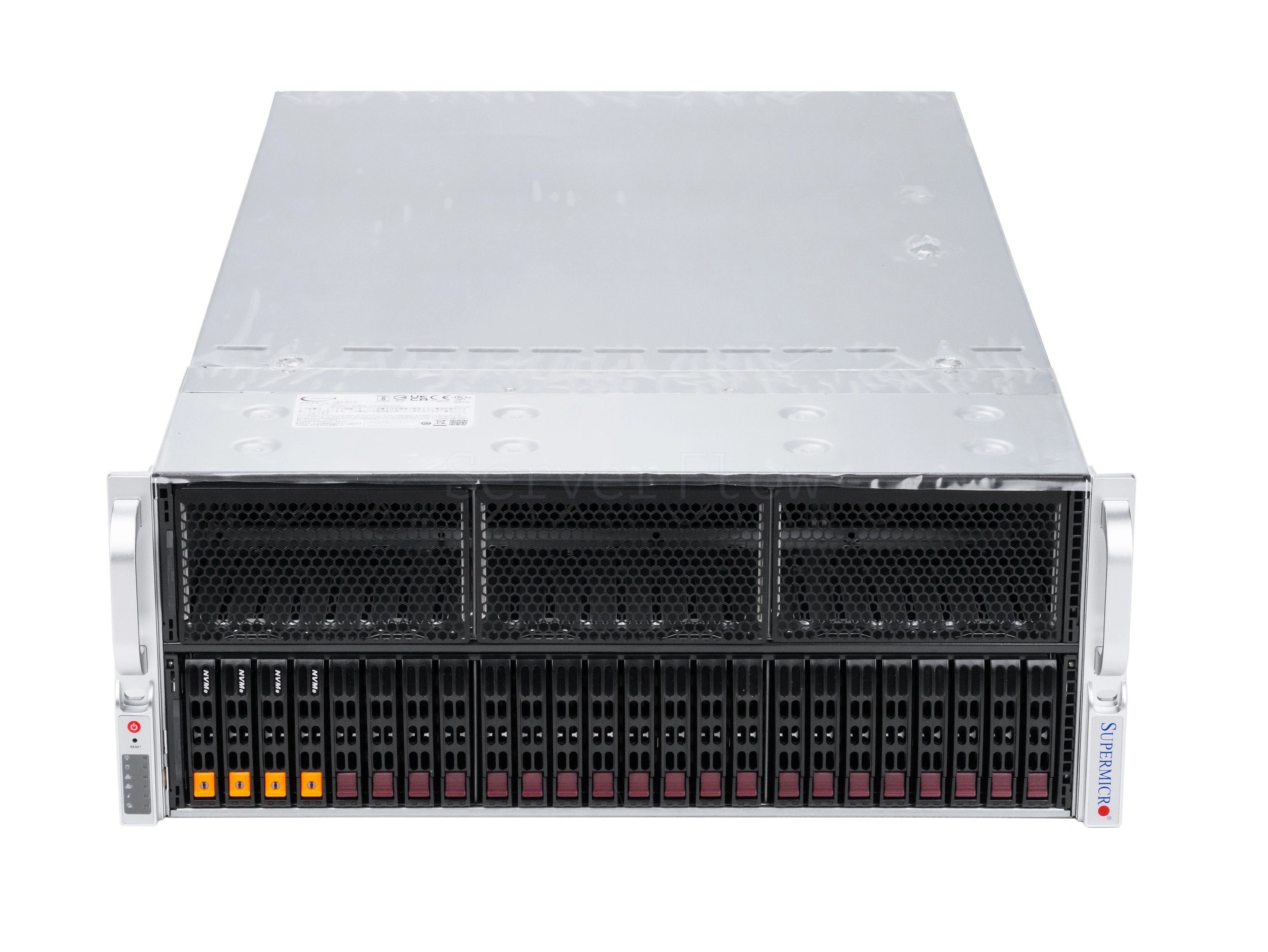 Серверная платформа Supermicro A+ Server 4124GS-TNR+ 4U 24SFF (4x U.2, 4x 2000W, 2 xSP3)