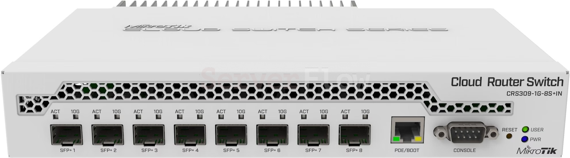 MikroTik CRS309-1G-8S+IN (L3, 8x SFP+ 10GBe, 1x RJ45 1GBe)